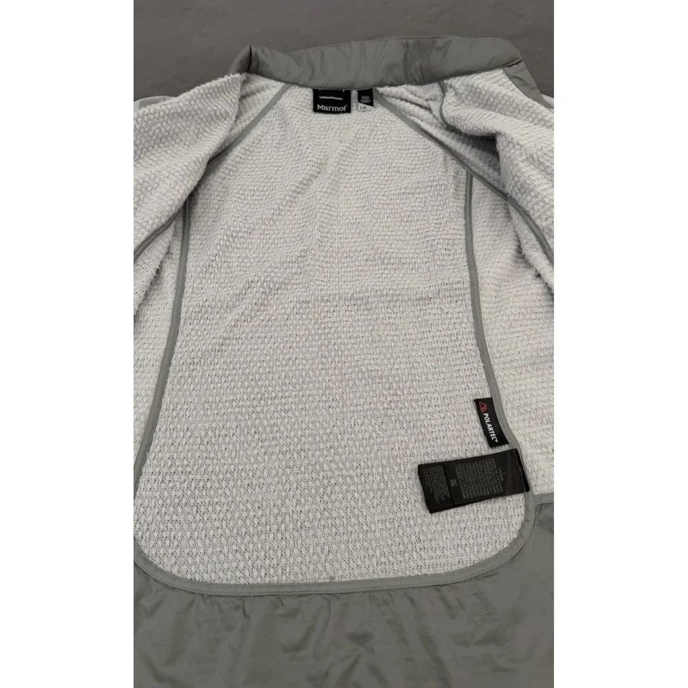 Marmot Macchia‎ Jacket Womens Size Large Gray Polartec Strom Thermal Insulated